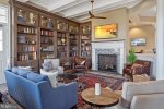 The Library Room in the Coastal Club Clubhouse
